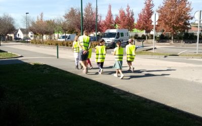 sortie piéton pour les CM1