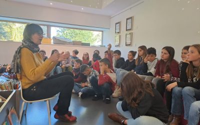 Visite à la médiathèque du Cellier