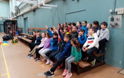 les CM1 découvrent le futsal grâce au club de foot de Ligné