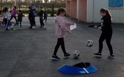 1ère séance de Foot-Golf pour le CM1