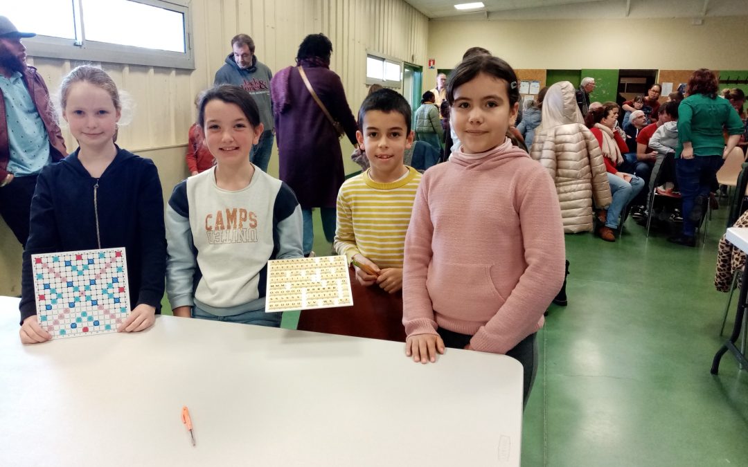 4 CM en finale du concours de scrabble duplicate