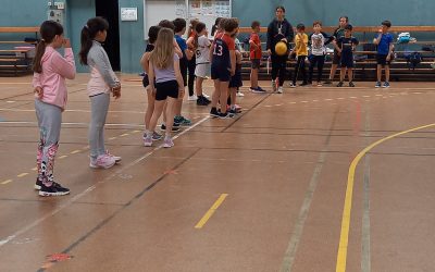 Les CM1 s’initient au basket
