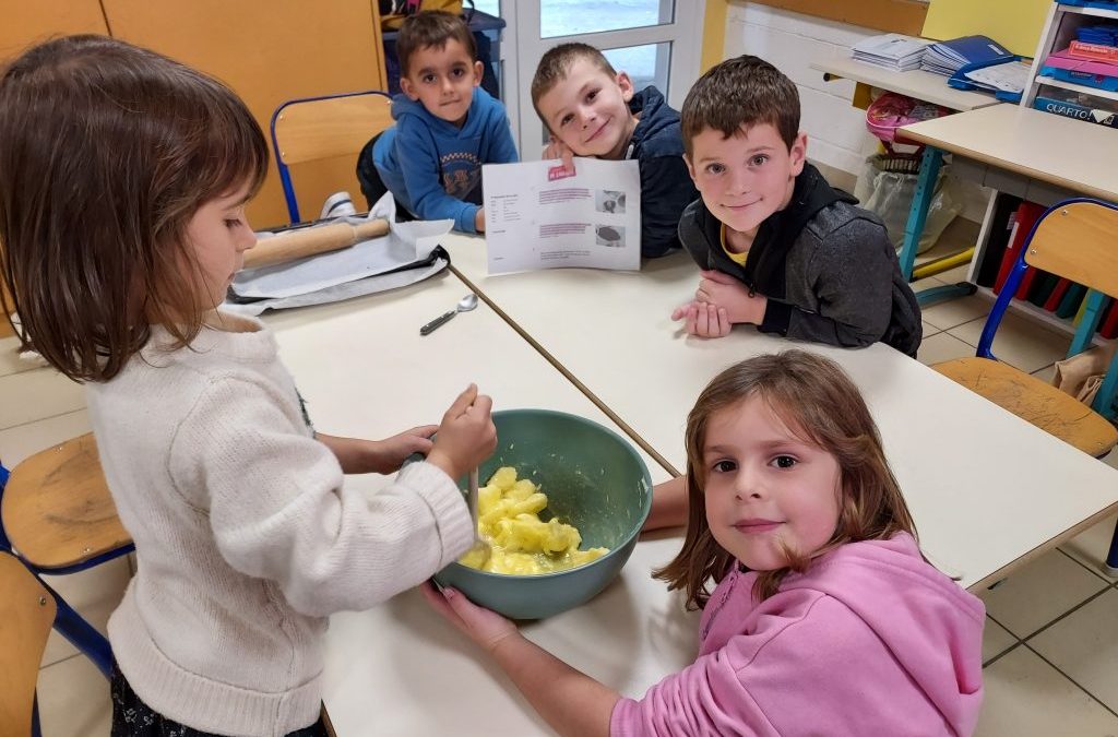 Cuisine pour le marché de Noël